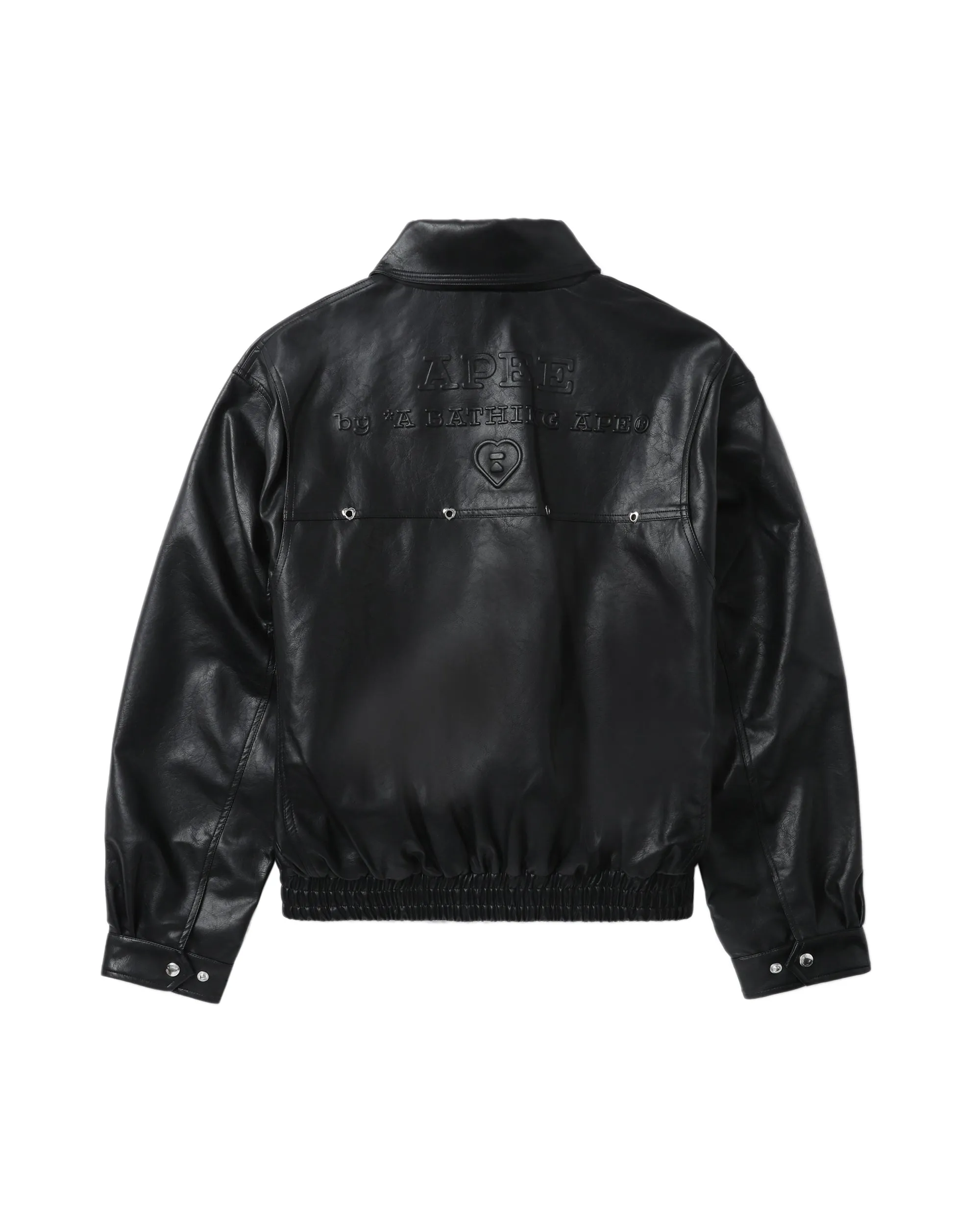 Faux leather car jacket