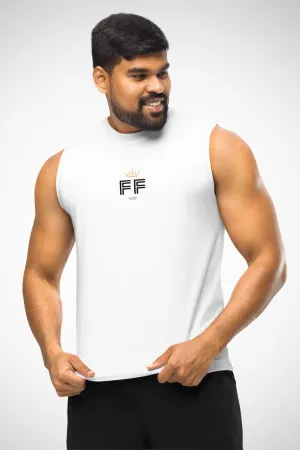 FitForge Men's Muscle Tank - Bold White