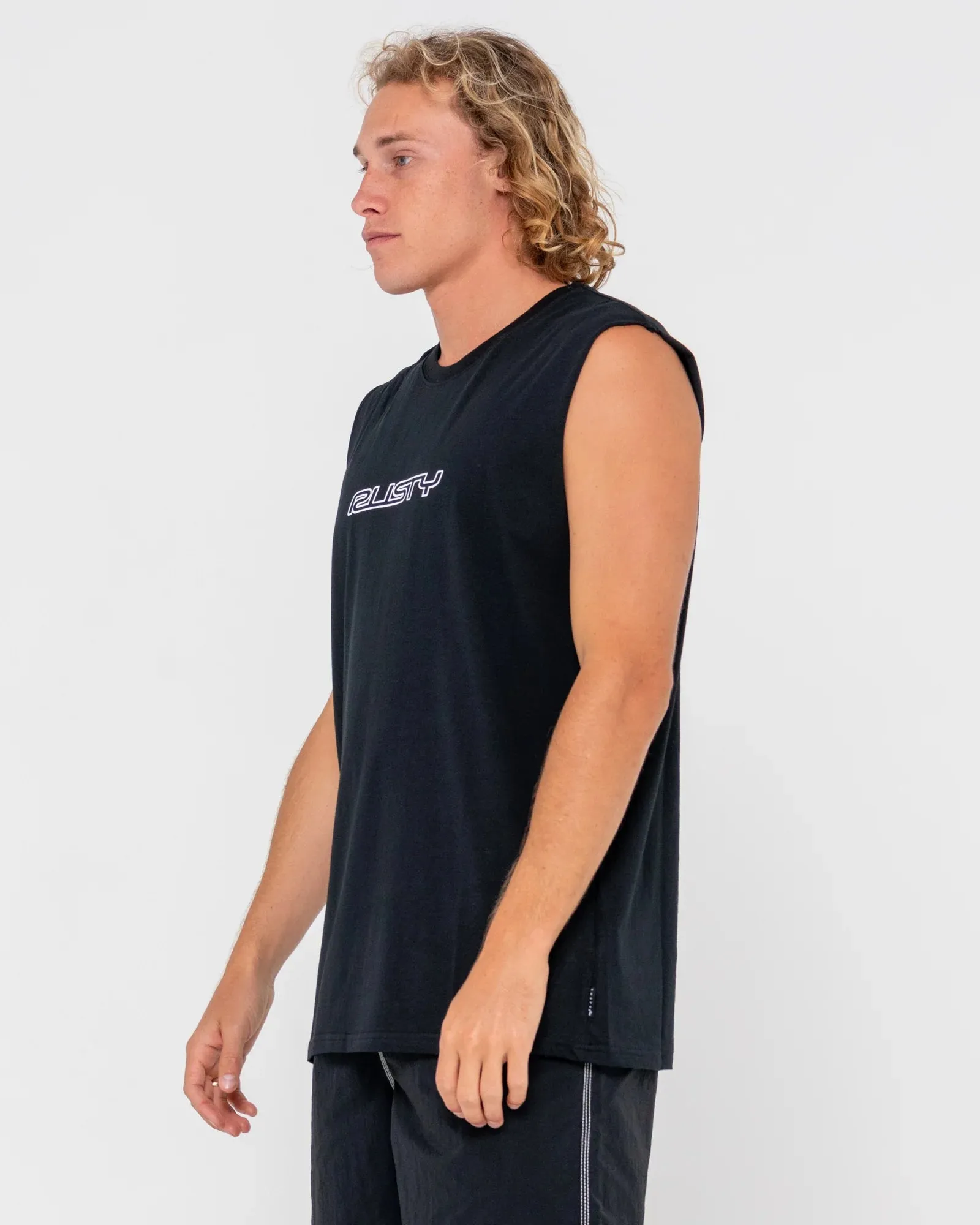 Flip Daddy Muscle Tee - Black