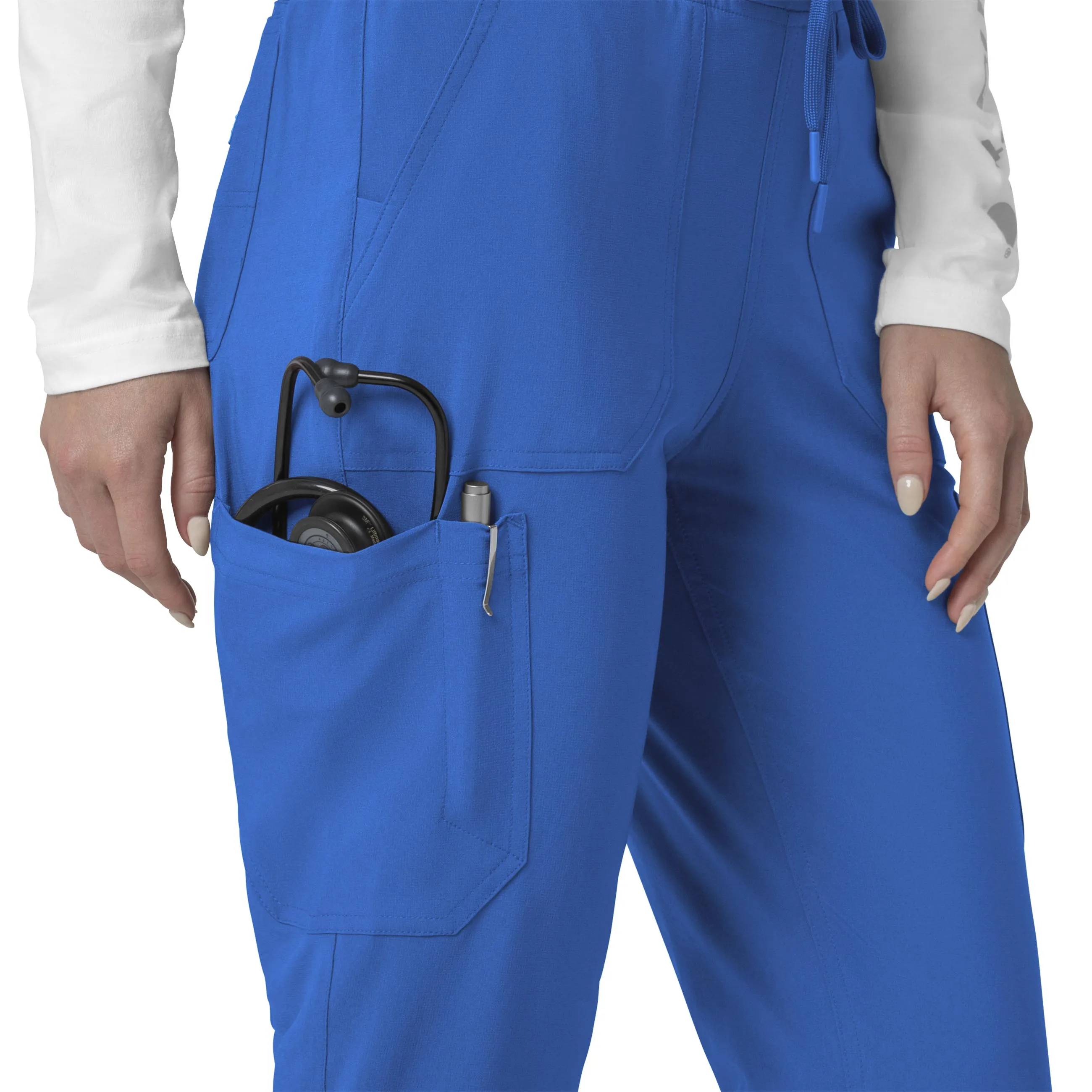 Force Cross-Flex C53110 Cargo Jogger Scrub Pants Royal
