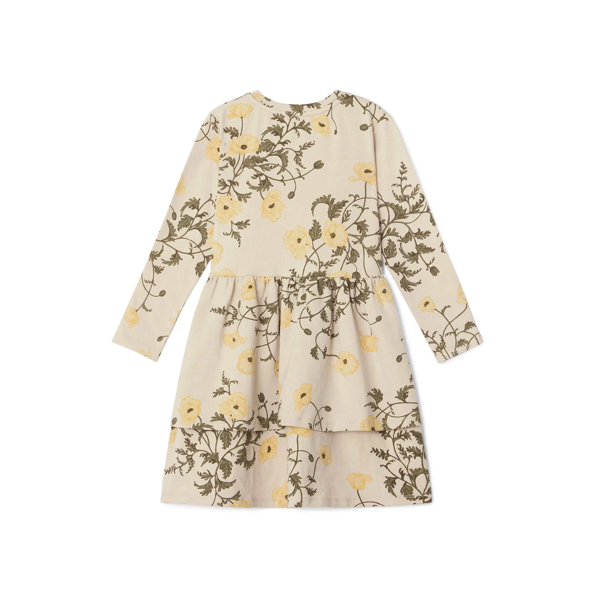 Garbo & Friends Flos Beige Jersey LS Dress