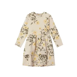 Garbo & Friends Flos Beige Jersey LS Dress
