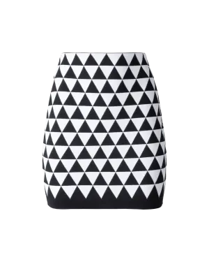 Geometric Print Mini Skirt