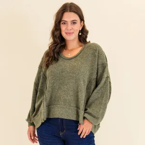 Get Cozy Hoodie, Dark Olive