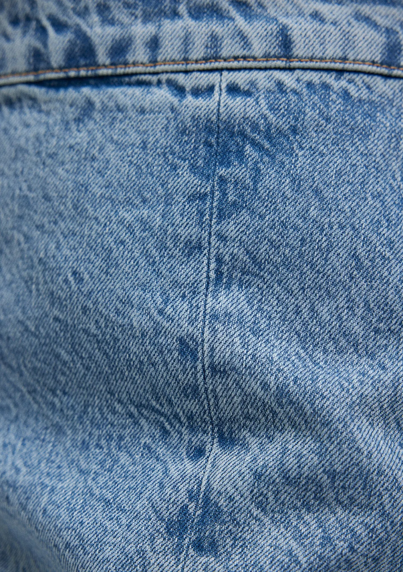 Giana Mid Brushed Denim Jean Skirt