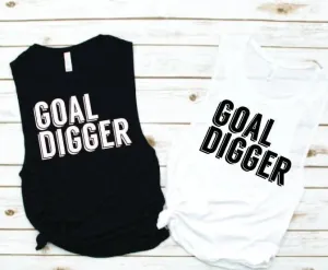 Goal Digger Muscle Tank - Empower Collection by Hustle and Soul Clothing