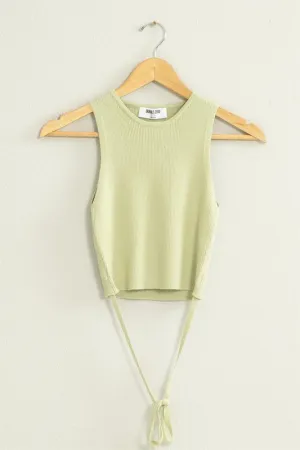 Good Times Ribbed Sweater Tank Top