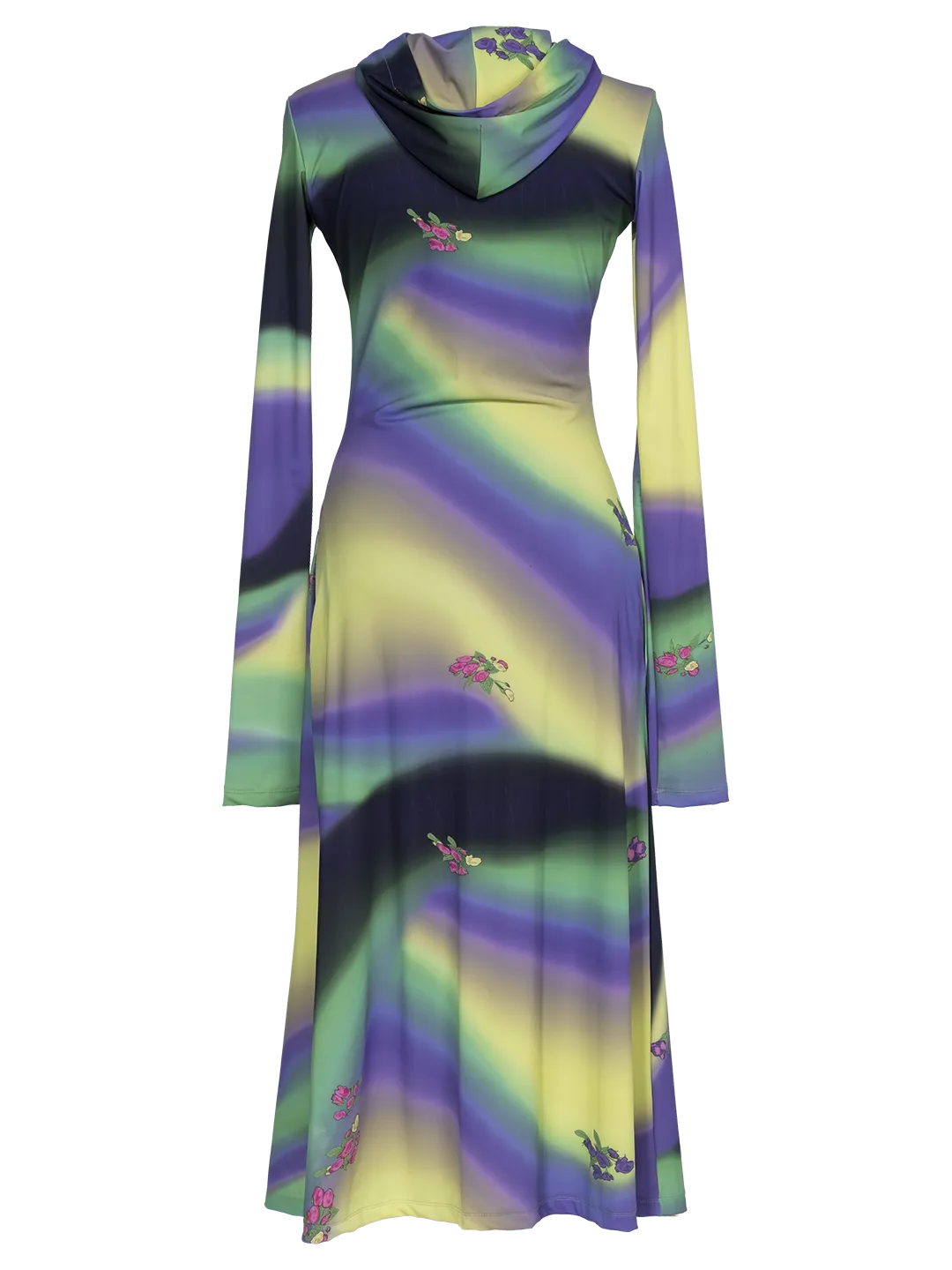 Gradient Hoodie Dress