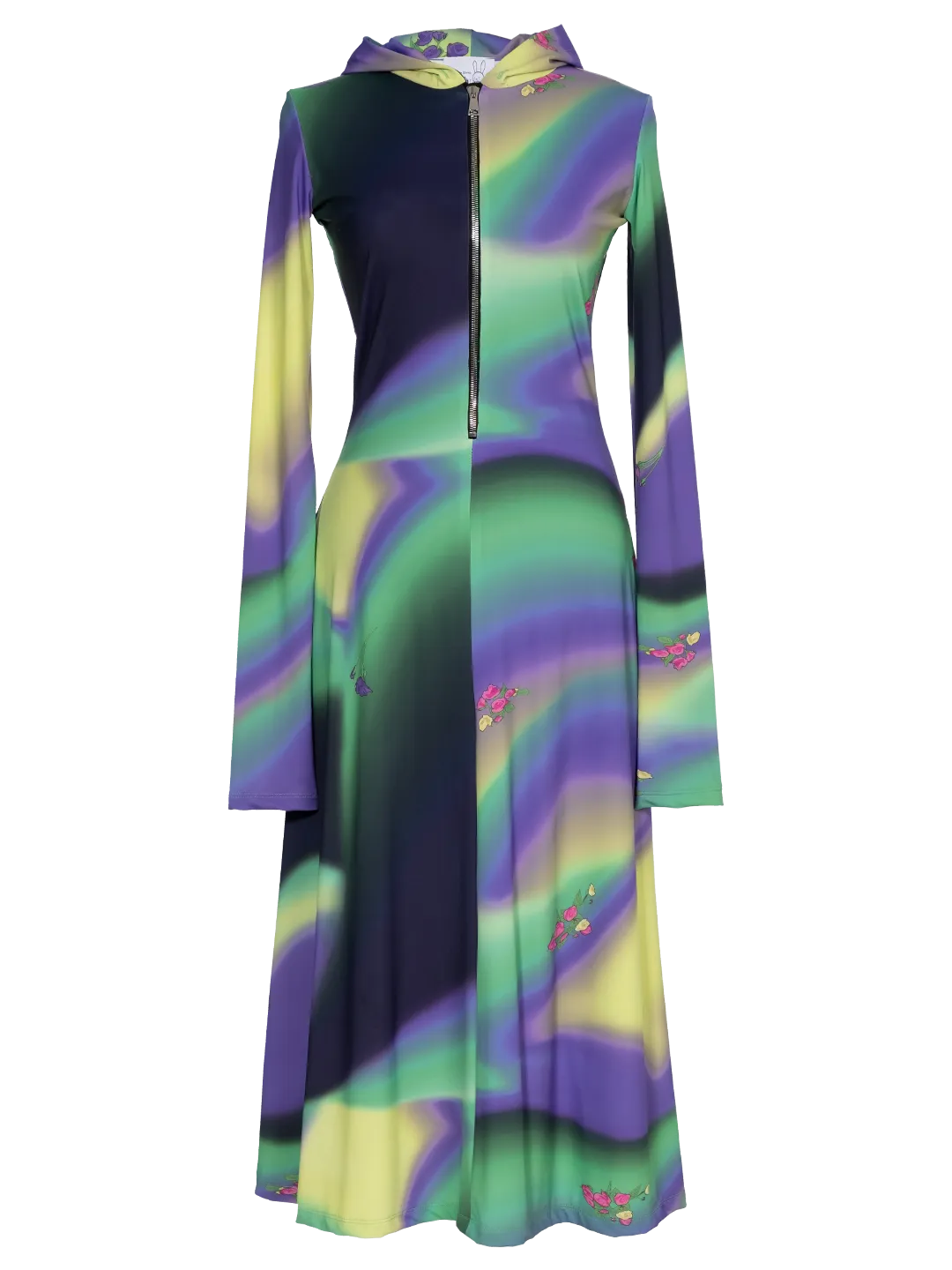 Gradient Hoodie Dress
