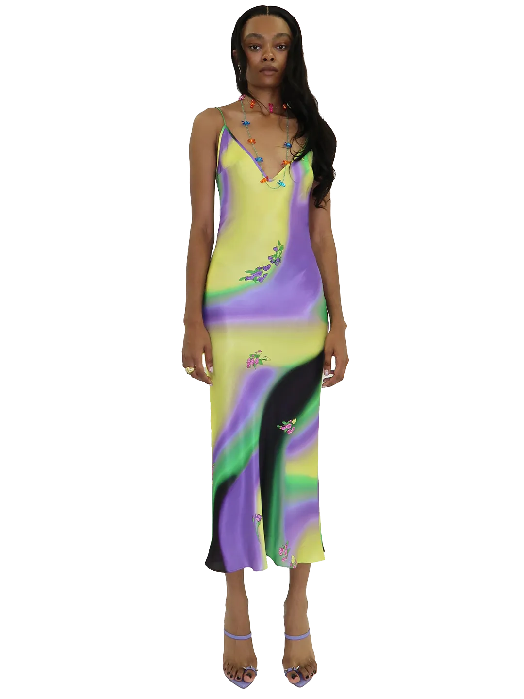 Gradient Maxi Slip Dress