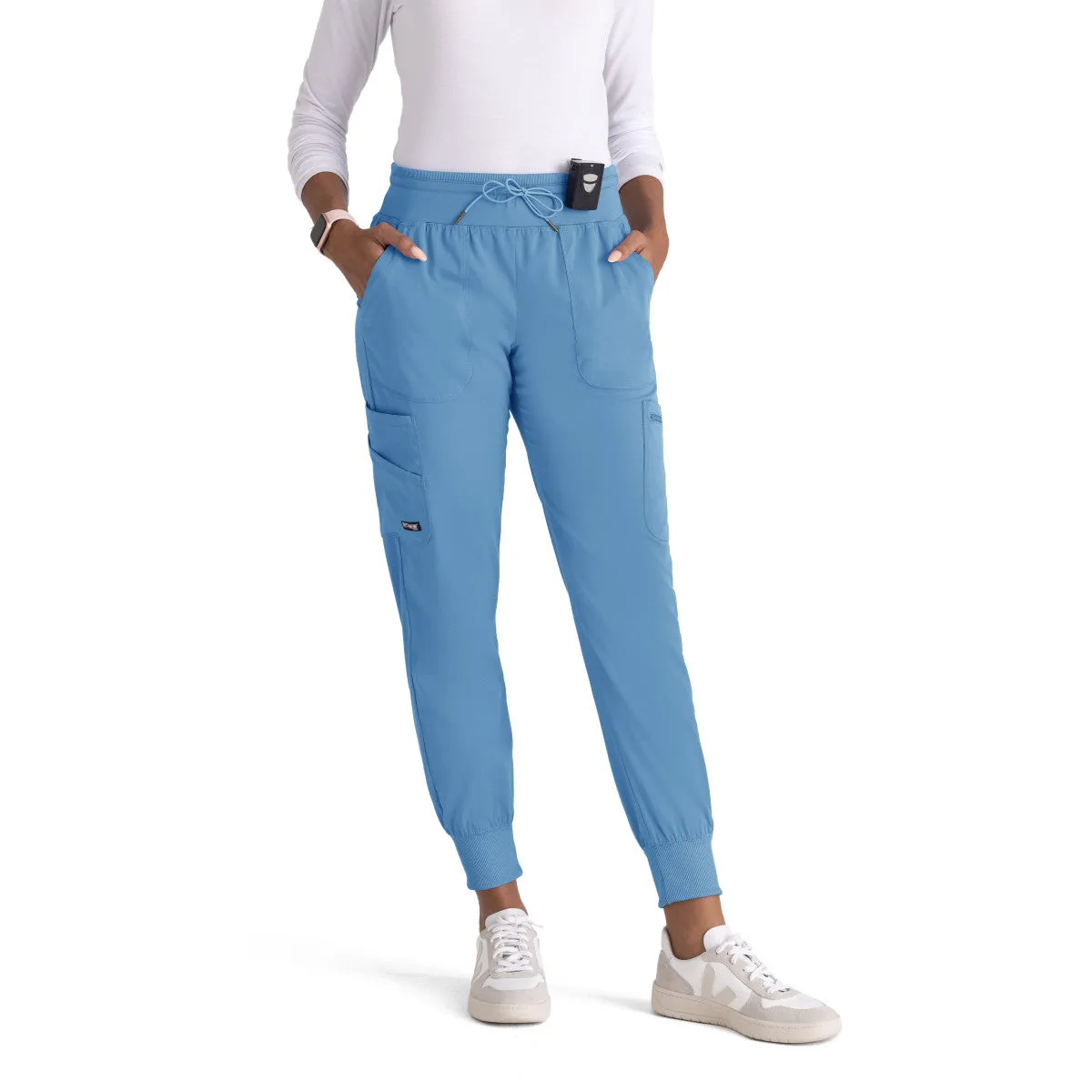 Greys Anatomy Stretch GRSP527 Carly Jogger Ciel Blue