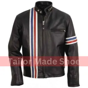 Handmade Premium Quality Men Jacket, Easy Rider Motorcycle Leather Men's Jackets