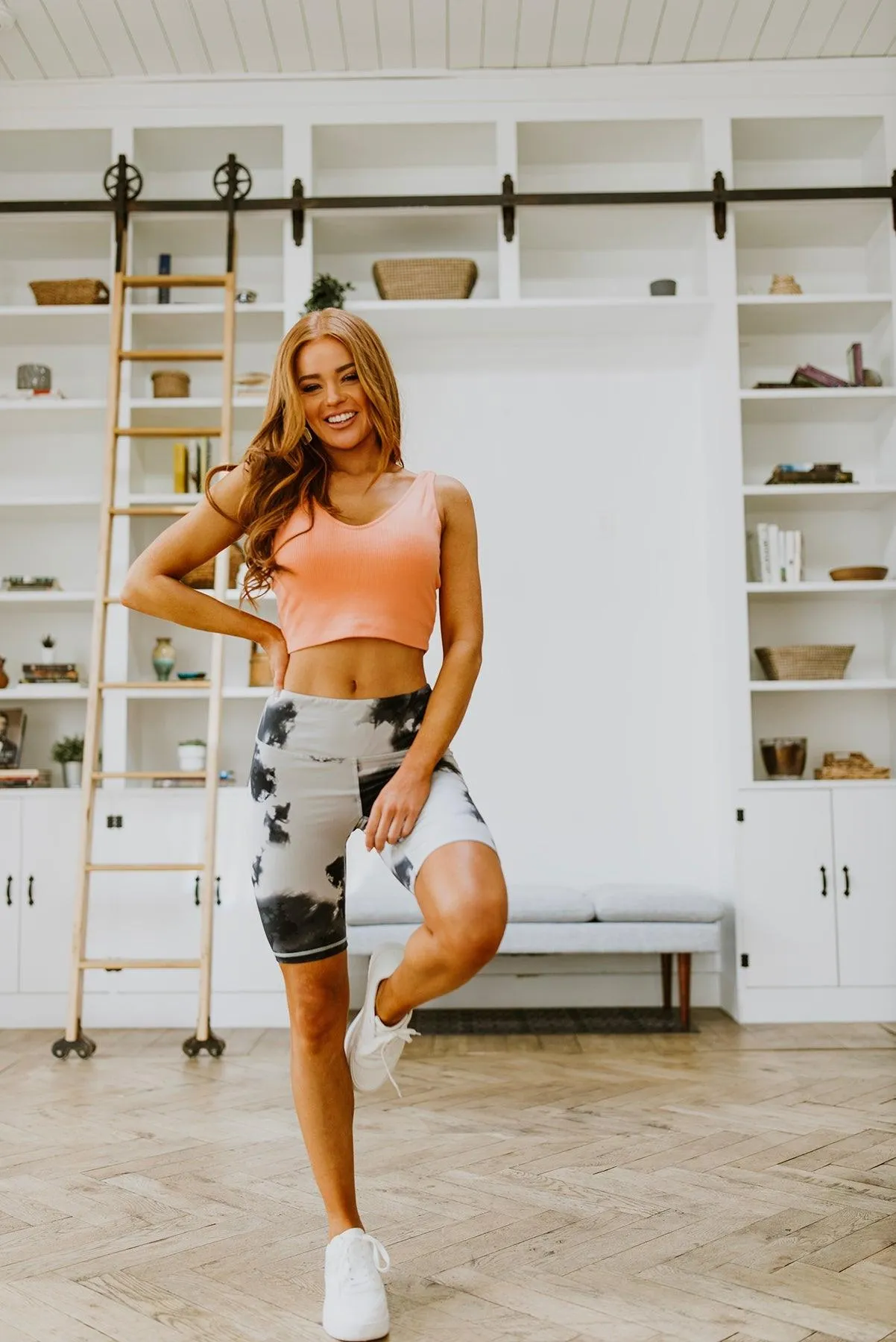 Hazel Blues® | Tell Me More Crop Tank In Coral