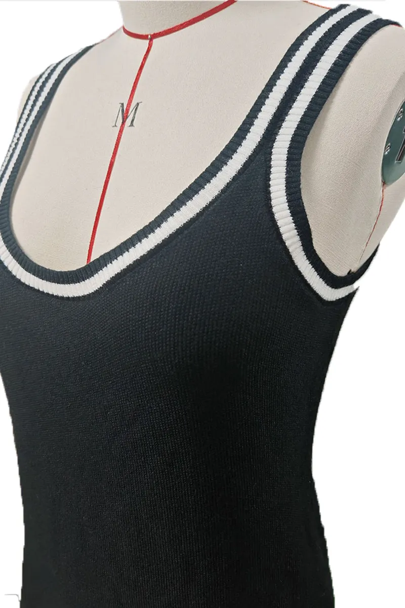 HBZ1134 Ribbed Bodycon Mini Dress