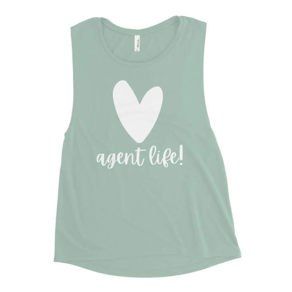 Heart Agent - Ladies’ Muscle Tank