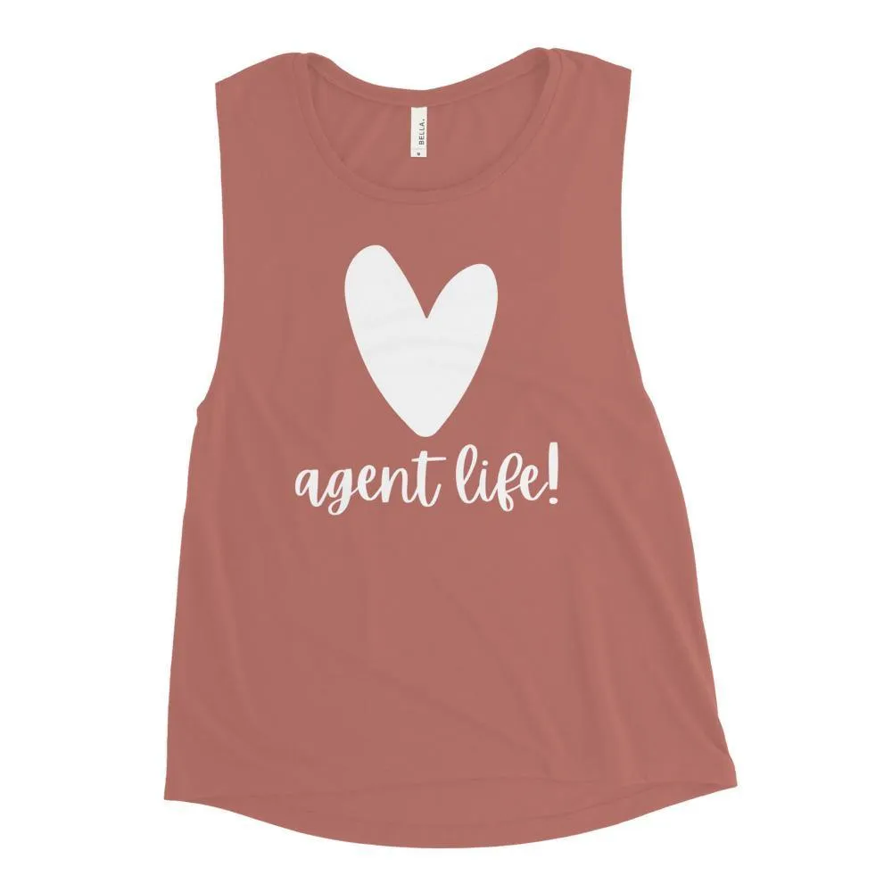 Heart Agent - Ladies’ Muscle Tank