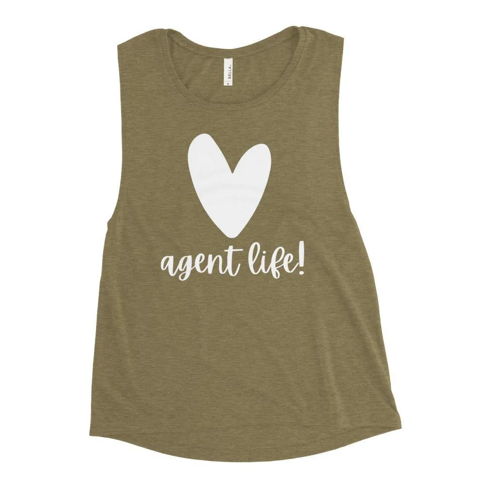 Heart Agent - Ladies’ Muscle Tank