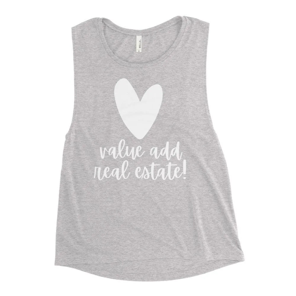 Heart Value Add - Ladies’ Muscle Tank