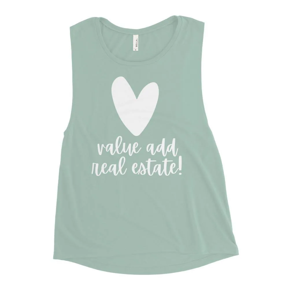 Heart Value Add - Ladies’ Muscle Tank