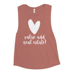 Heart Value Add - Ladies’ Muscle Tank