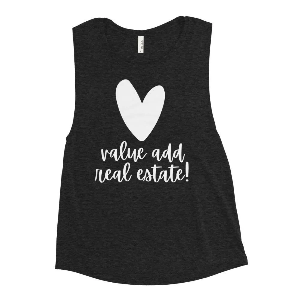 Heart Value Add - Ladies’ Muscle Tank