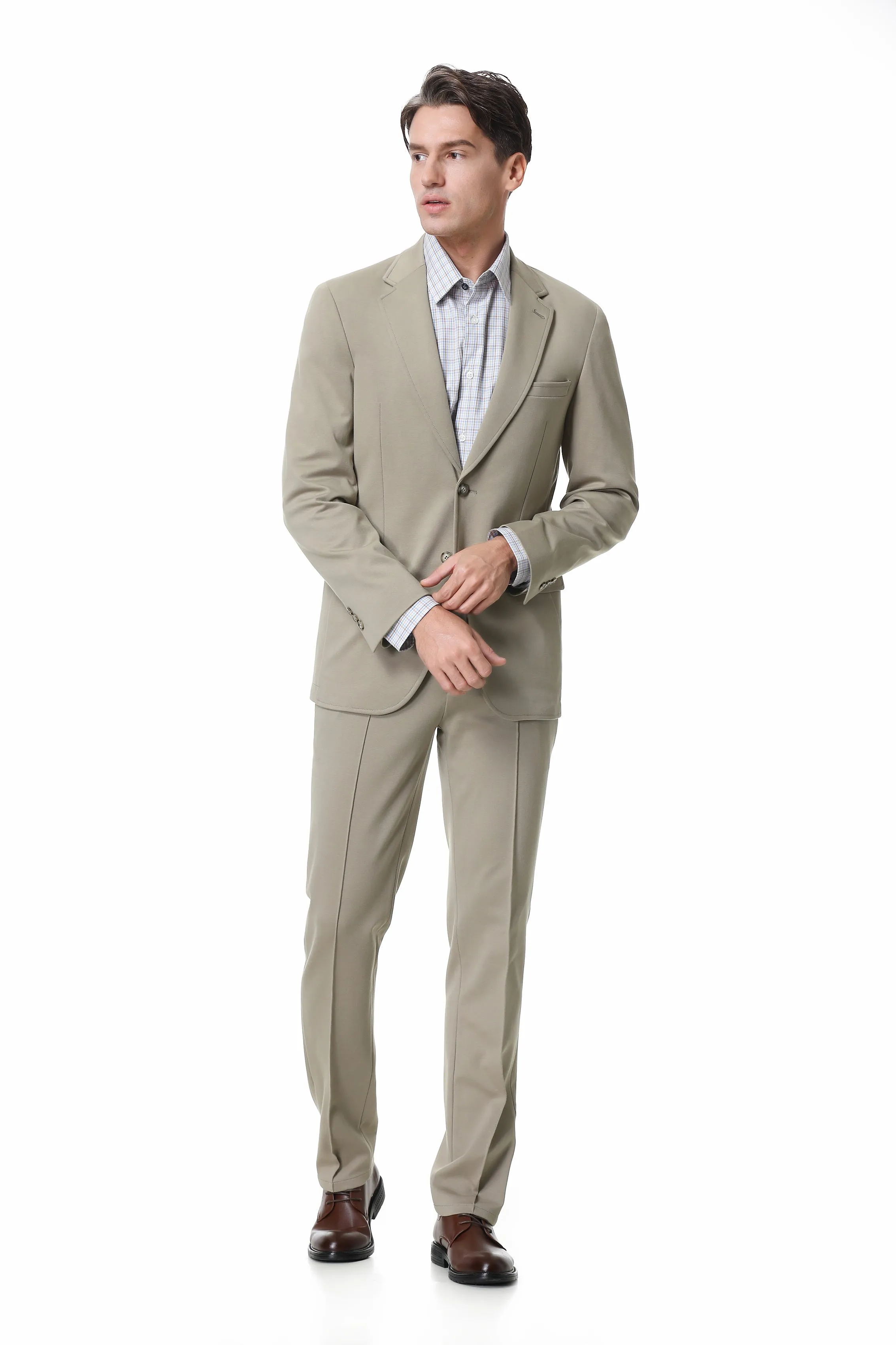 Hechter Paris X-Tech Stretch Suit Separate Tan Pant