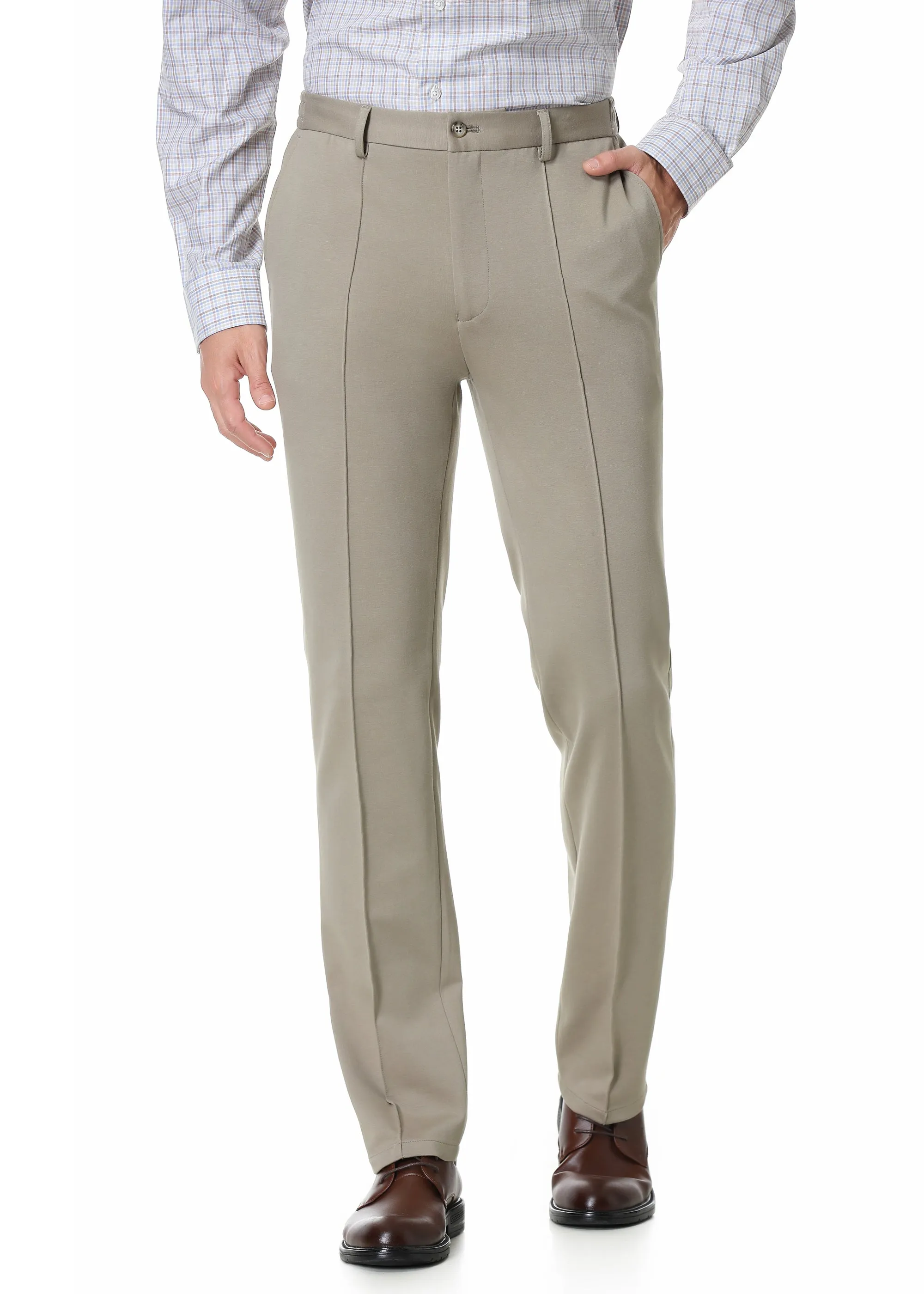 Hechter Paris X-Tech Stretch Suit Separate Tan Pant