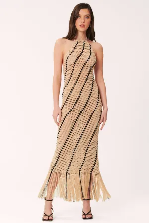 Honor Crochet Dress - Natural