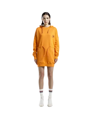 Hoodie Dress Orange
