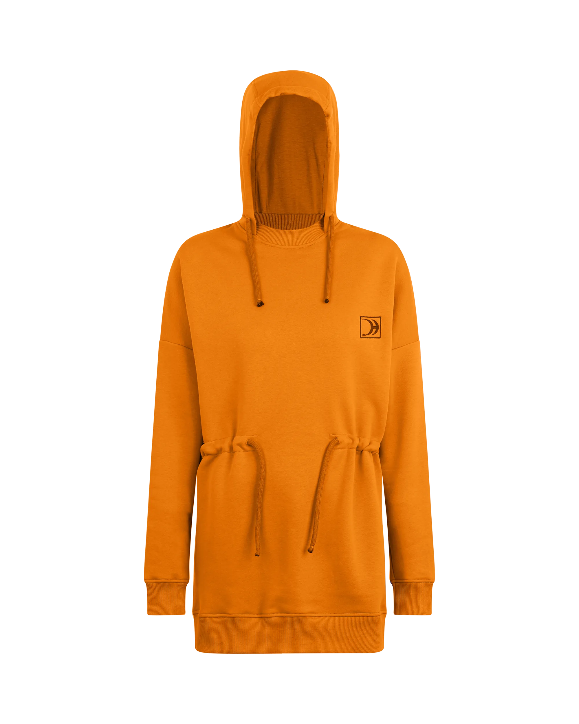 Hoodie Dress Orange
