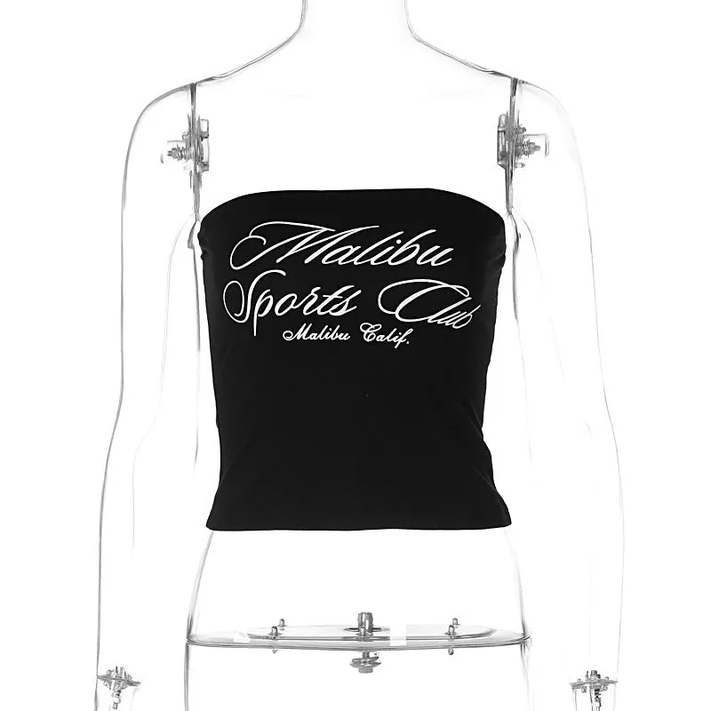 HTP1002 Letter Print Tanks Top