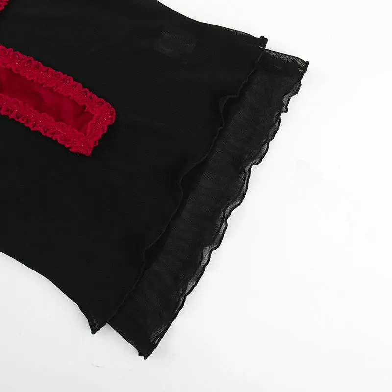 HTP1004 Gothic Red Cross Tanks