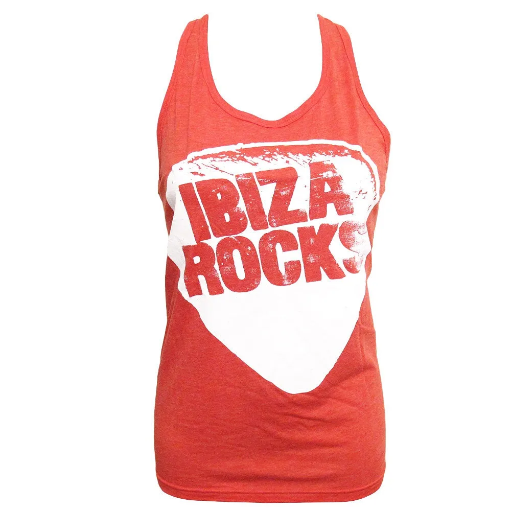 Ibiza Rocks Women's Logo Red Tanktop