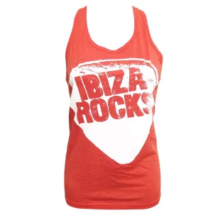 Ibiza Rocks Women's Logo Red Tanktop