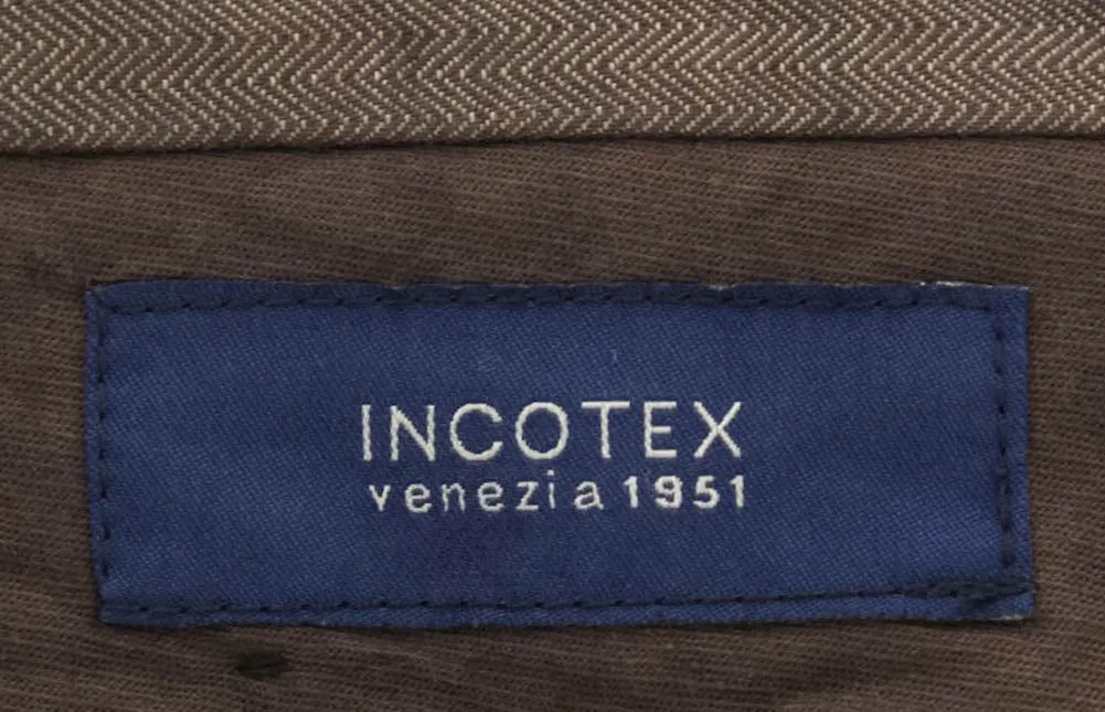 Incotex Brown Pants - 30 US / 46 EU