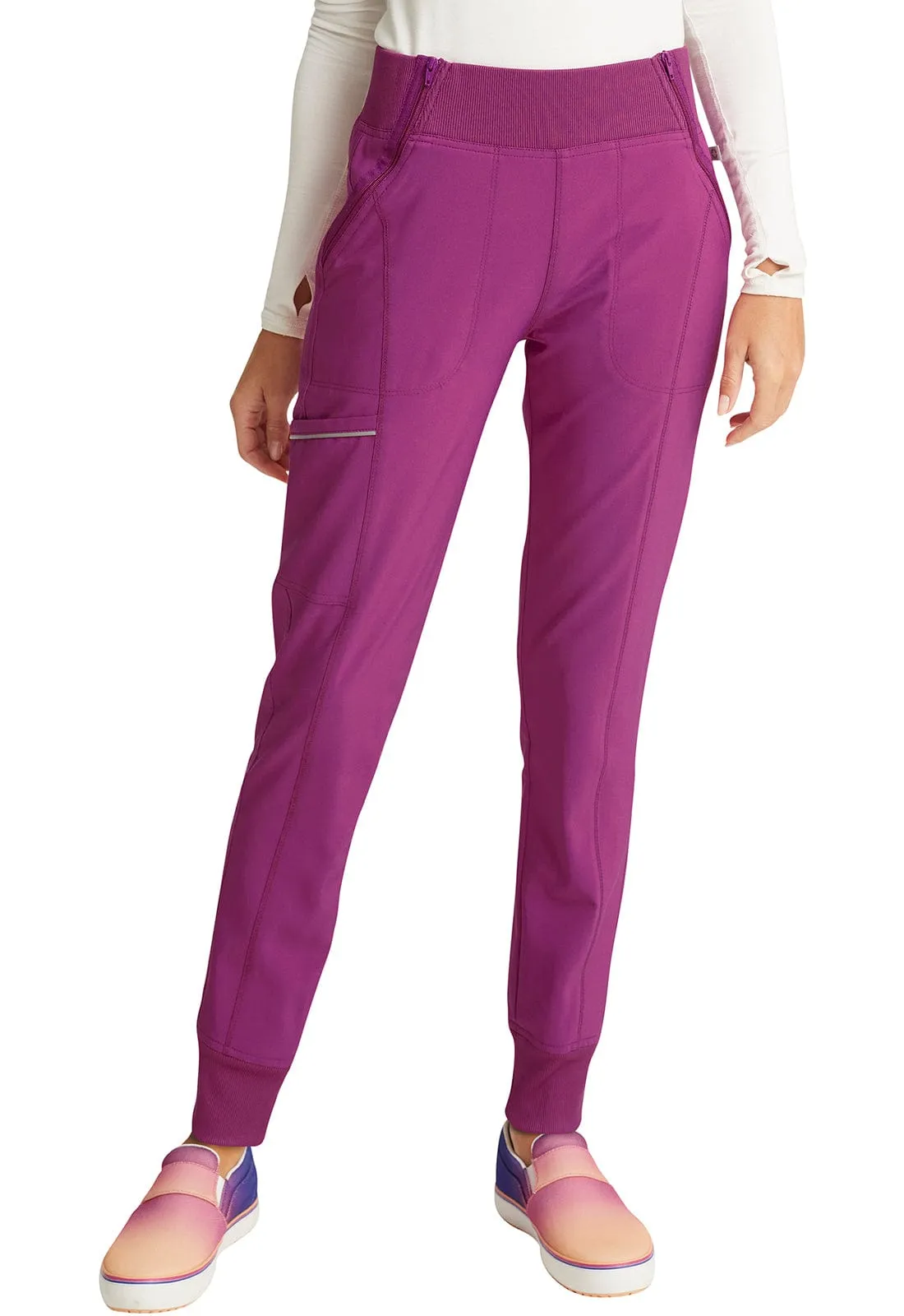 Infinity CK110A Scrubs Jogger Pant Women Orchid Flower