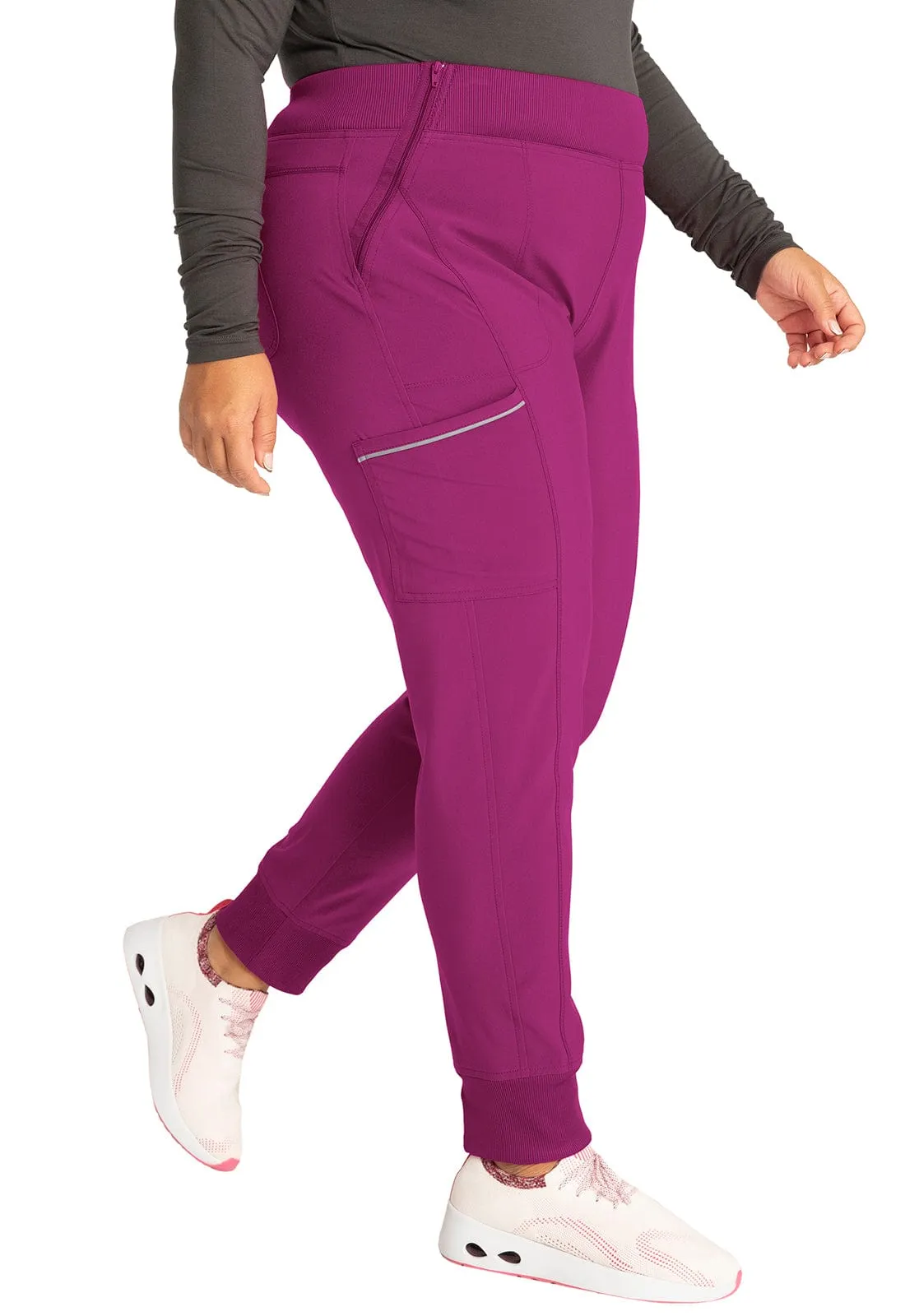 Infinity CK110A Scrubs Jogger Pant Women Orchid Flower