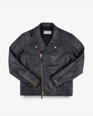 Iron Heart x Simmons Bilt Deerskin Pacific Rider's Jacket - Black