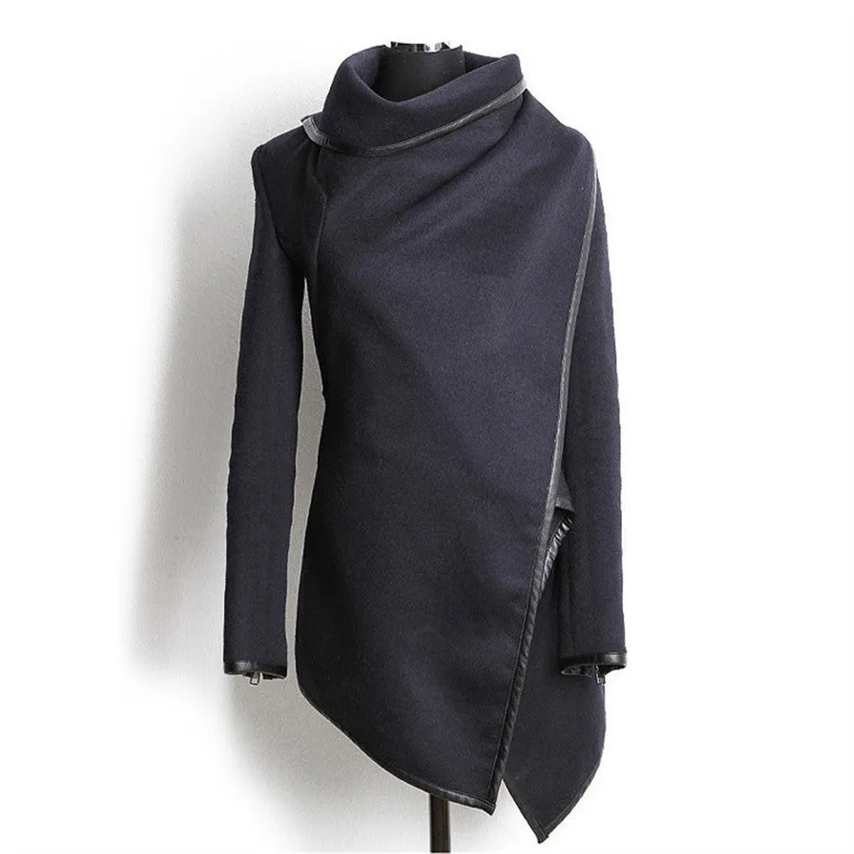 Irregular Fashion Jackets for Women's Basic Coats Female Cardigan Cropped Coat Windbreaker DH483