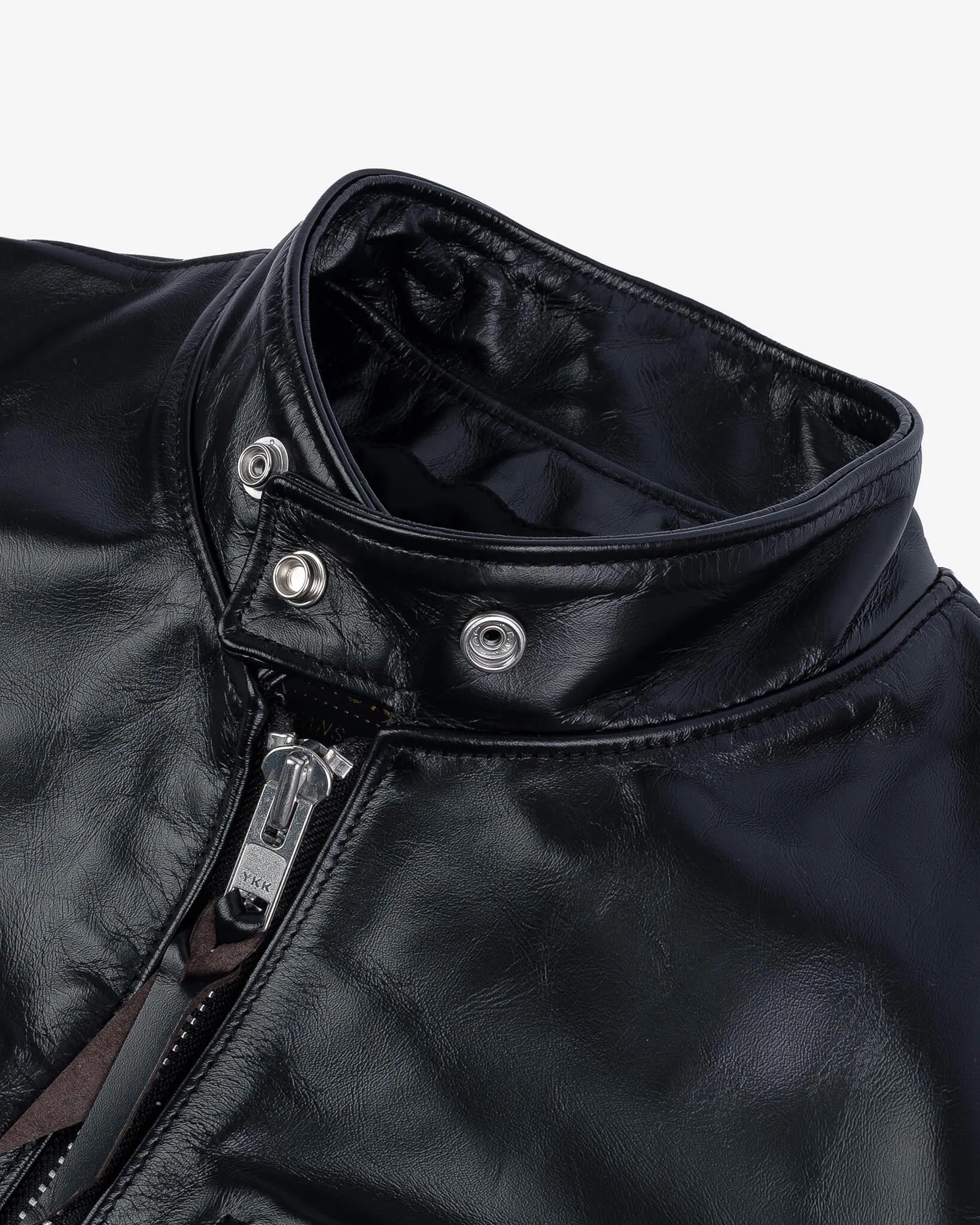 Japanese Horsehide Rider’s Jacket - Black (Tea-Core Dyed)