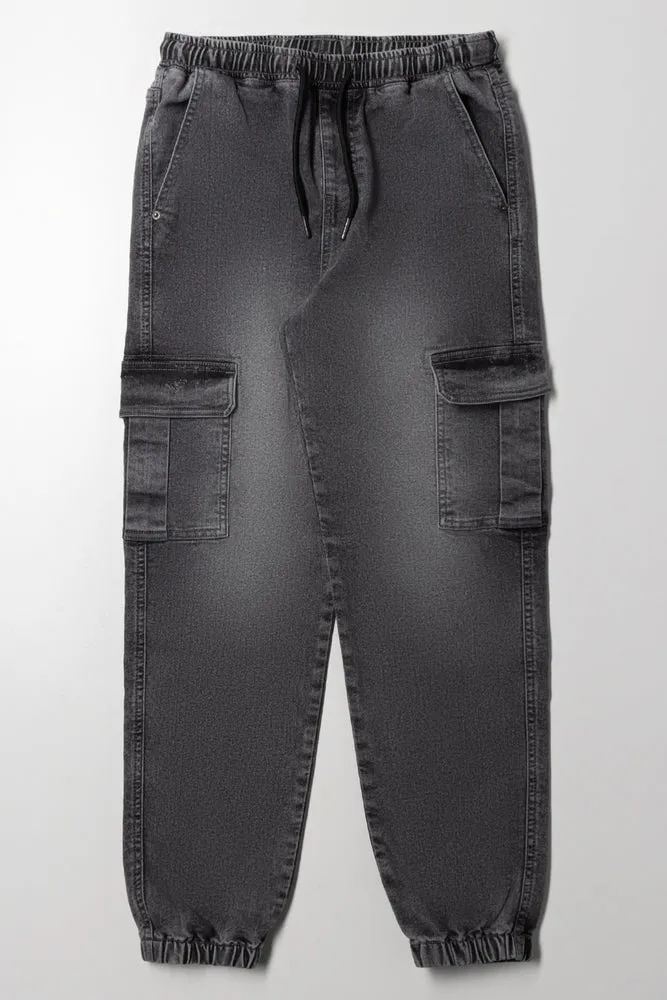 Jogger Denim Jeans Grey