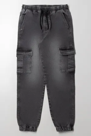 Jogger Denim Jeans Grey