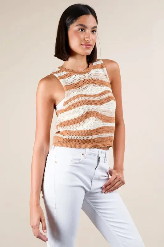 Judy Knit Crop Tank