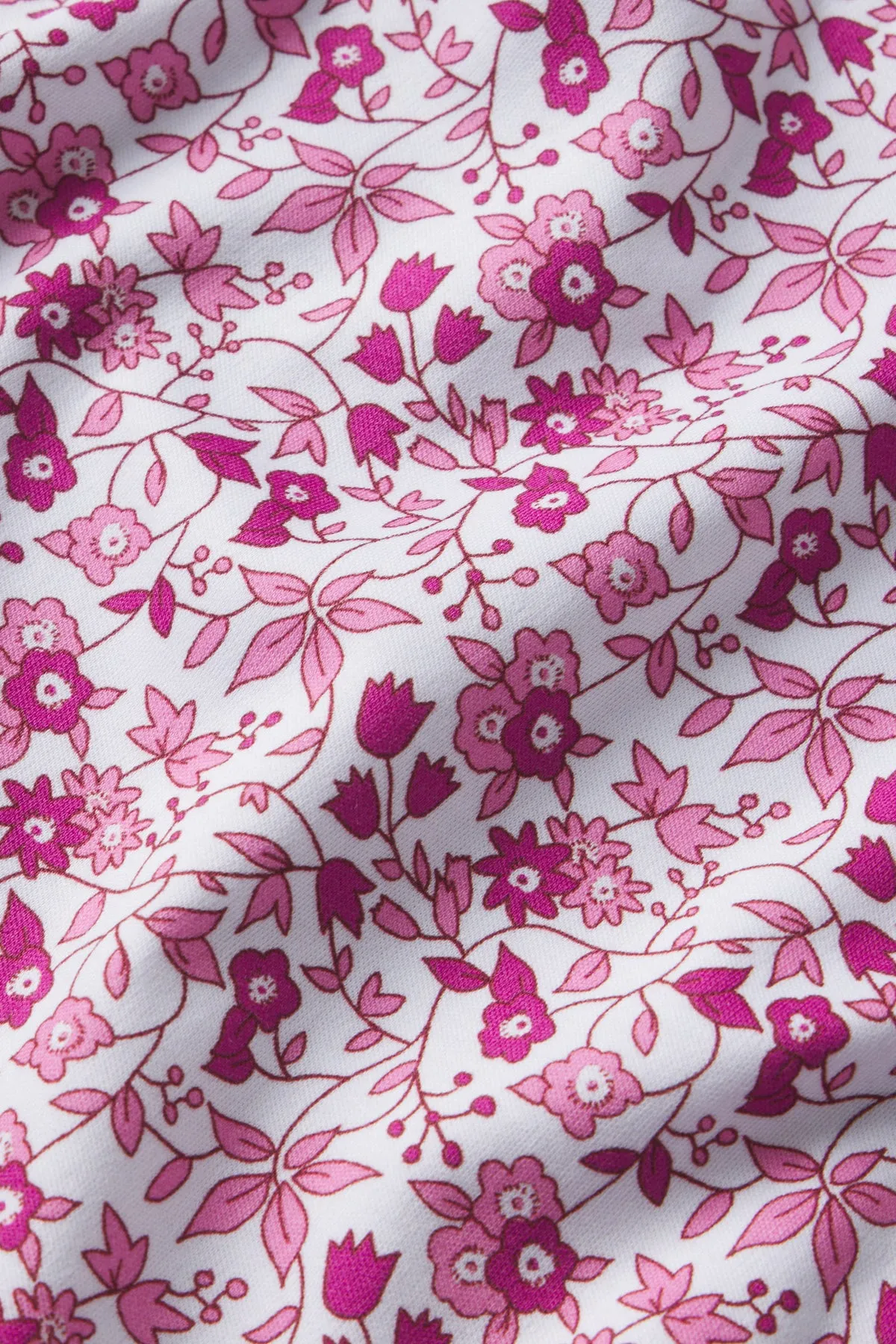 Kids Long-Long Set in Dahlia Garden Floral