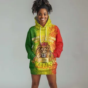 King's African Spirit Hoodie Dress Heart of A Lion DT02
