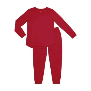 Kyte Women's Jogger Pajama Set - Cardinal