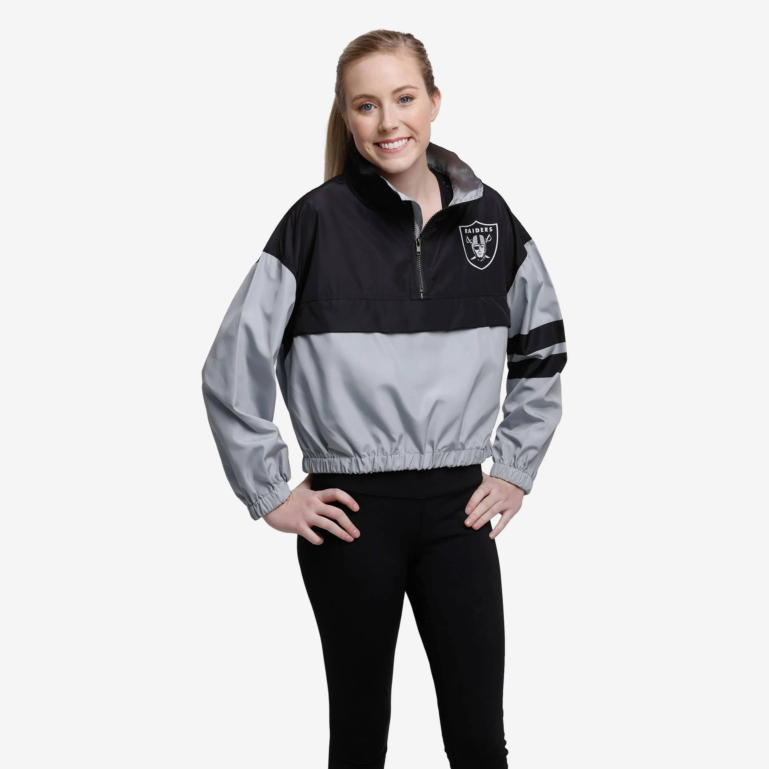 Las Vegas Raiders Womens Winning Play Windbreaker