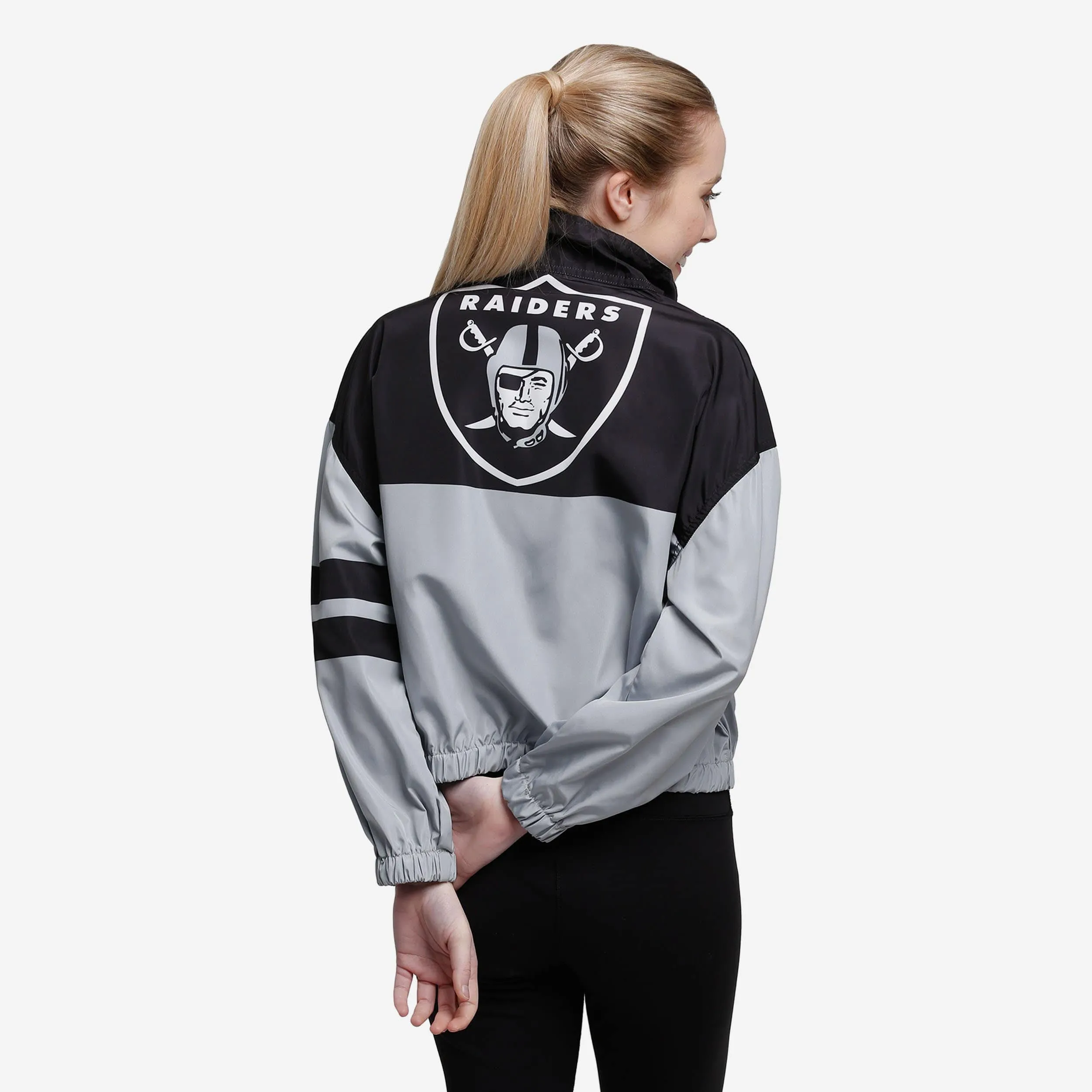 Las Vegas Raiders Womens Winning Play Windbreaker