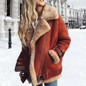 Leather - buckled jacket