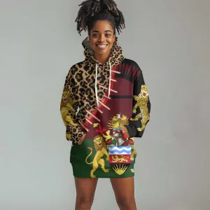 Leopard and Lion Malawi Hoodie Dress Unity and Freedom TS04